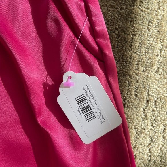 NWT 3 pc Pink Silk Set - Picture 7 of 7
